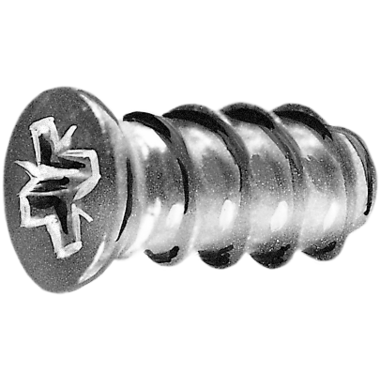 Euro-Schroef 6,3mm platkop 7.7mm pozidrive verzonken